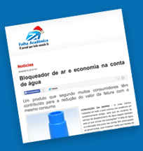Aquamax no site folha acadêmica